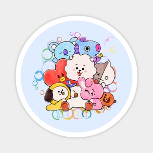 BT21- BTS LOVE Magnet